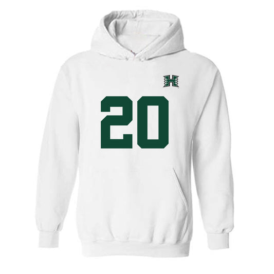 Hawaii - NCAA Men's Volleyball : Keoni Thiim - Replica Shersey Hooded Sweatshirt-0