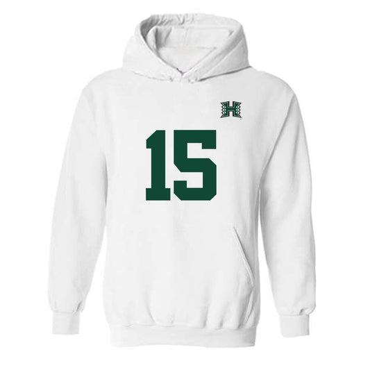 Hawaii - NCAA Men's Volleyball : Kai Taylor - Replica Shersey Hooded Sweatshirt-0