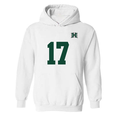 Hawaii - NCAA Men's Volleyball : Oguzhan Oguz - Replica Shersey Hooded Sweatshirt-0