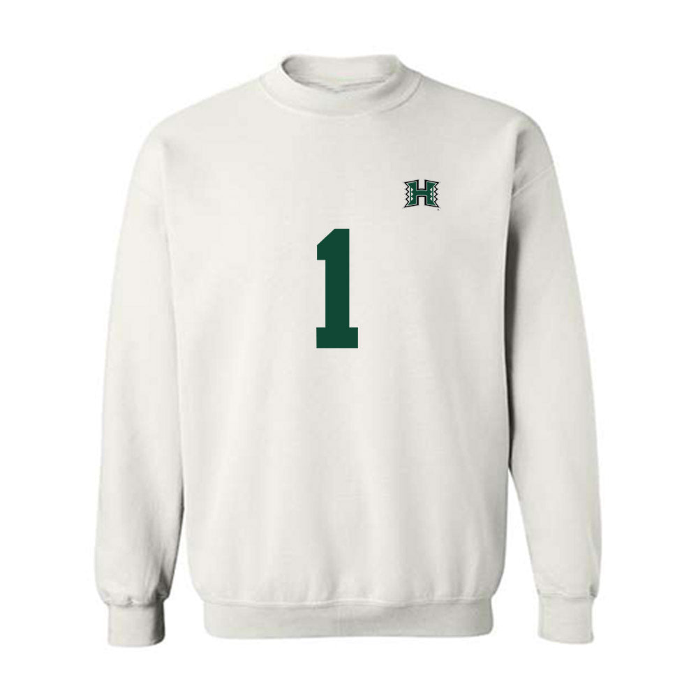 Hawaii - NCAA Men's Volleyball : Chaz Galloway - Replica Shersey Crewneck Sweatshirt-0
