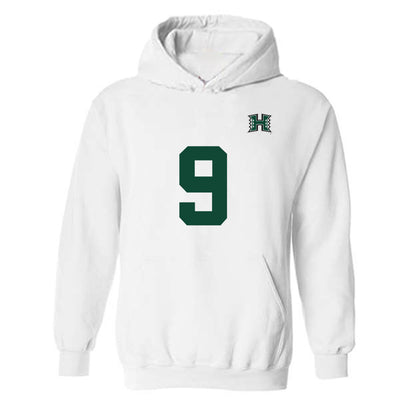 Hawaii - NCAA Men's Volleyball : Justin Todd - Replica Shersey Hooded Sweatshirt-0