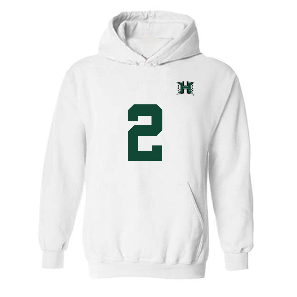 Hawaii - NCAA Men's Volleyball : Roman Payne - Replica Shersey Hooded Sweatshirt-0