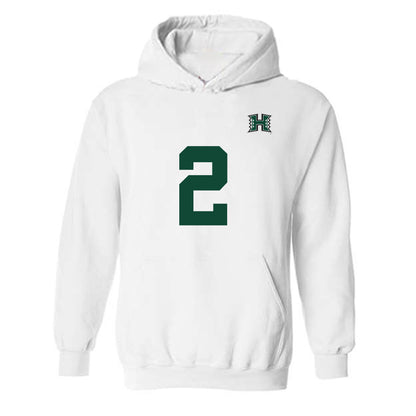 Hawaii - NCAA Men's Volleyball : Roman Payne - Replica Shersey Hooded Sweatshirt-0