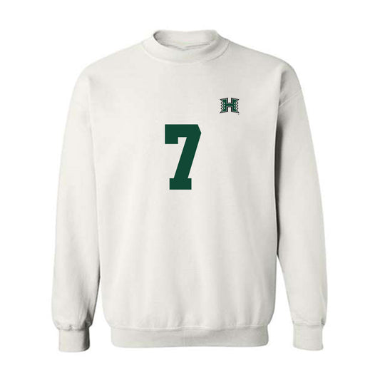 Hawaii - NCAA Men's Volleyball : Kai Rodriguez - Replica Shersey Crewneck Sweatshirt-0