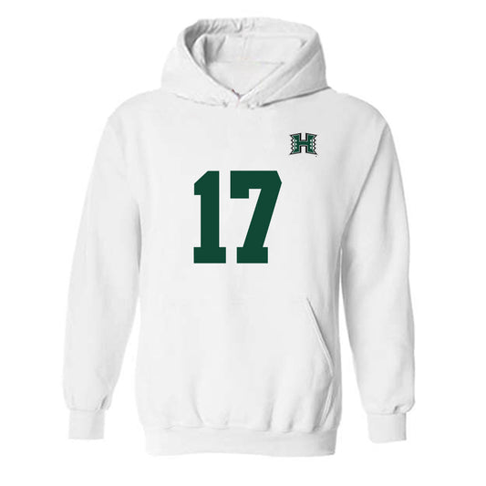Hawaii - NCAA Men's Volleyball : Thatcher Fahlbusch - Replica Shersey Hooded Sweatshirt-0