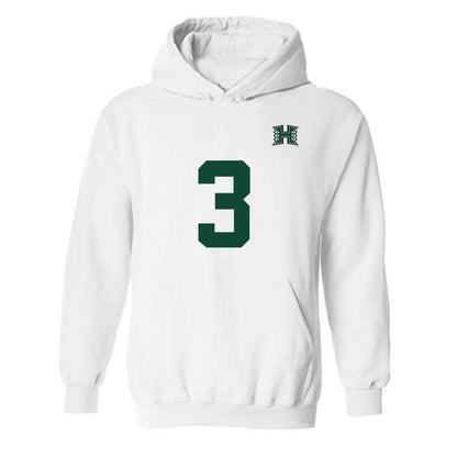 Hawaii - NCAA Men's Volleyball : Vladimir Kubr - Replica Shersey Hooded Sweatshirt-0