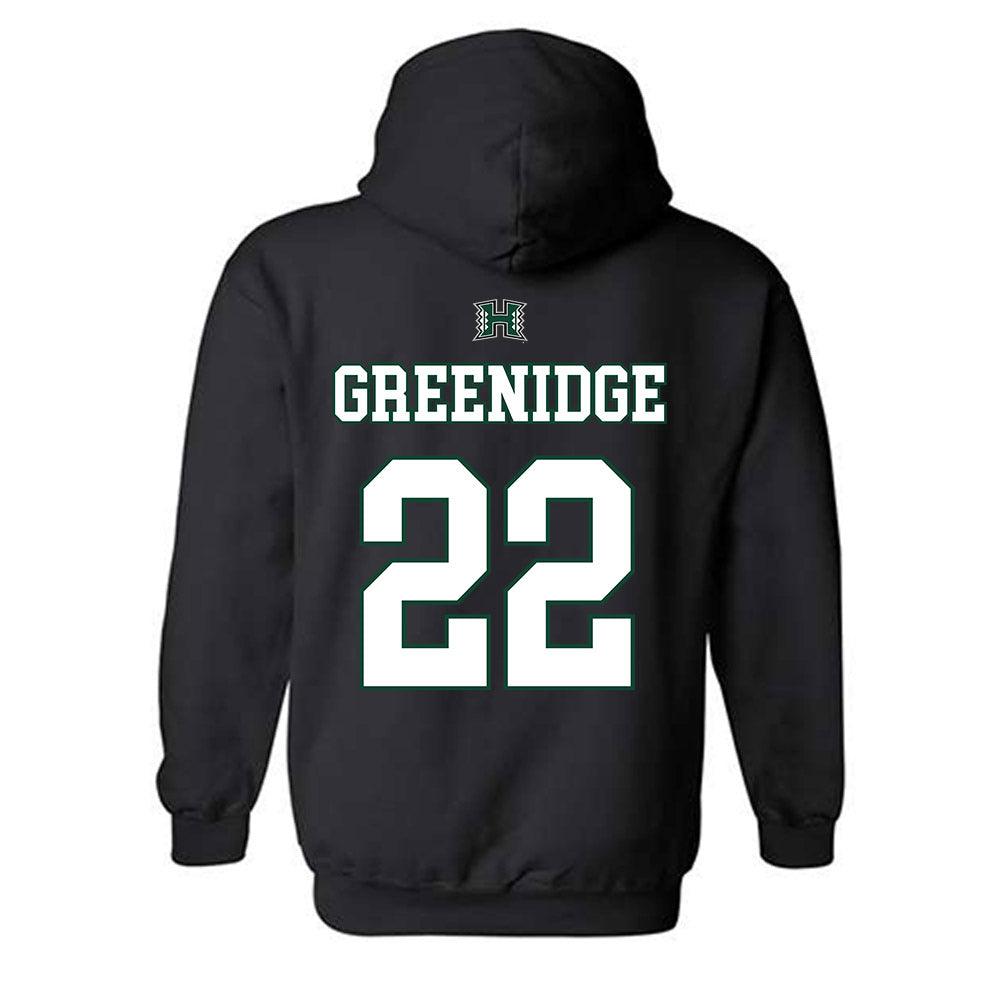 Hawaii - NCAA Men's Volleyball : Quintin Greenidge - Sports Shersey Hooded Sweatshirt-1