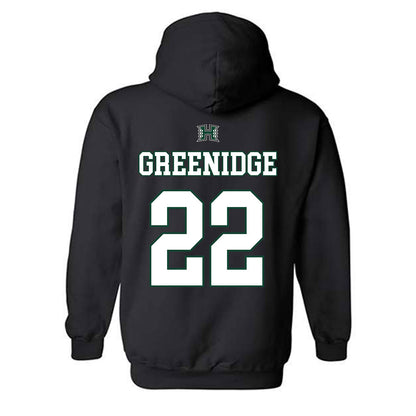 Hawaii - NCAA Men's Volleyball : Quintin Greenidge - Sports Shersey Hooded Sweatshirt-1
