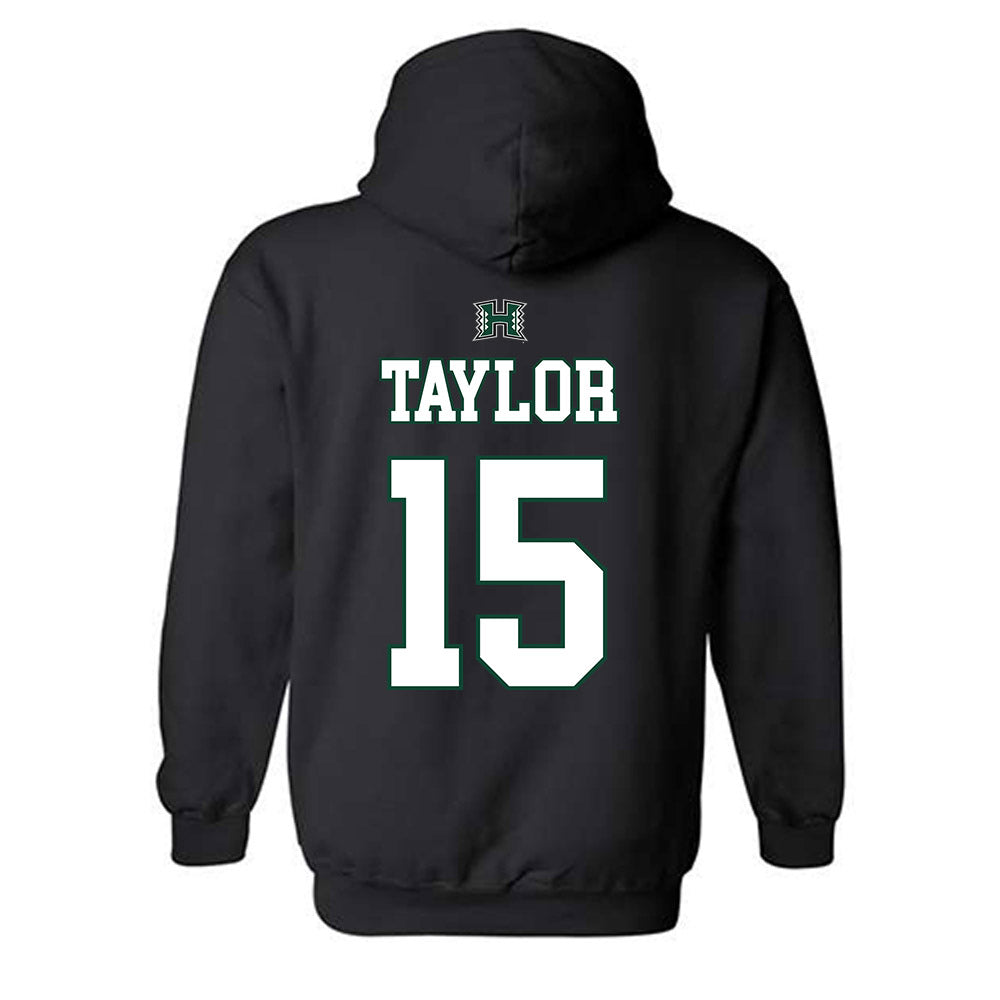 Hawaii - NCAA Men's Volleyball : Kai Taylor - Sports Shersey Hooded Sweatshirt-1