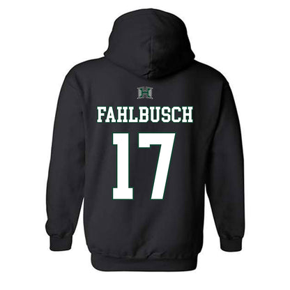 Hawaii - NCAA Men's Volleyball : Thatcher Fahlbusch - Sports Shersey Hooded Sweatshirt-1