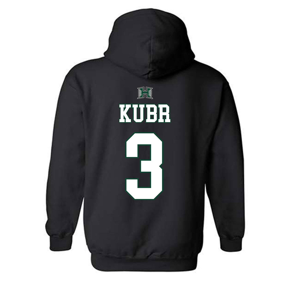 Hawaii - NCAA Men's Volleyball : Vladimir Kubr - Sports Shersey Hooded Sweatshirt-1