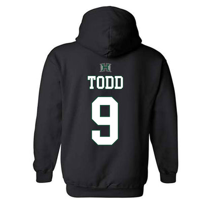 Hawaii - NCAA Men's Volleyball : Justin Todd - Sports Shersey Hooded Sweatshirt-1