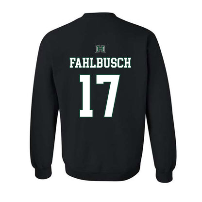 Hawaii - NCAA Men's Volleyball : Thatcher Fahlbusch - Sports Shersey Crewneck Sweatshirt-1