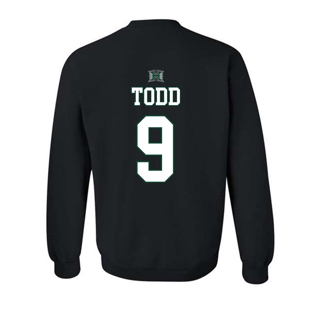 Hawaii - NCAA Men's Volleyball : Justin Todd - Sports Shersey Crewneck Sweatshirt-1