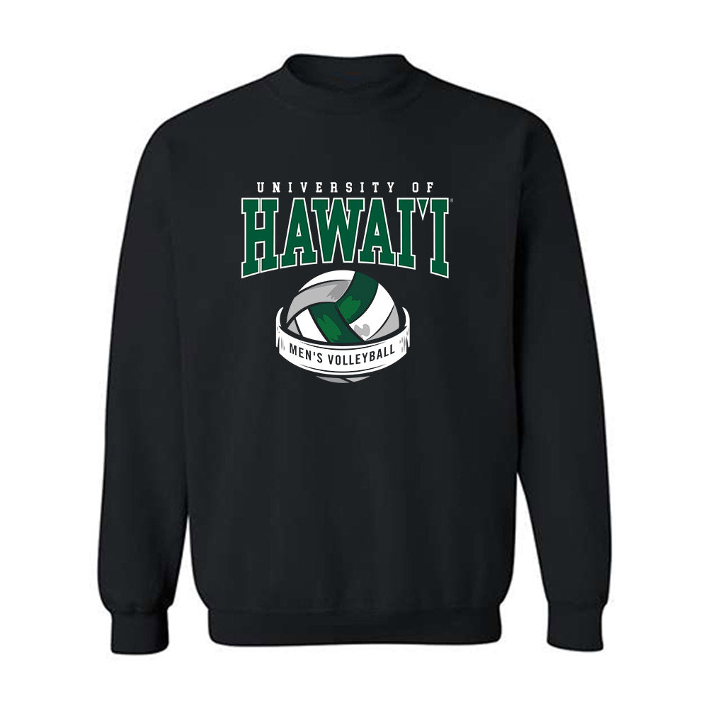 Hawaii - NCAA Men's Volleyball : Kainoa Wade - Sports Shersey Crewneck Sweatshirt-0