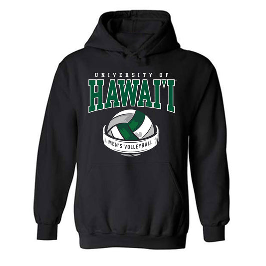 Hawaii - NCAA Men's Volleyball : Alexander Parks - Sports Shersey Hooded Sweatshirt-0
