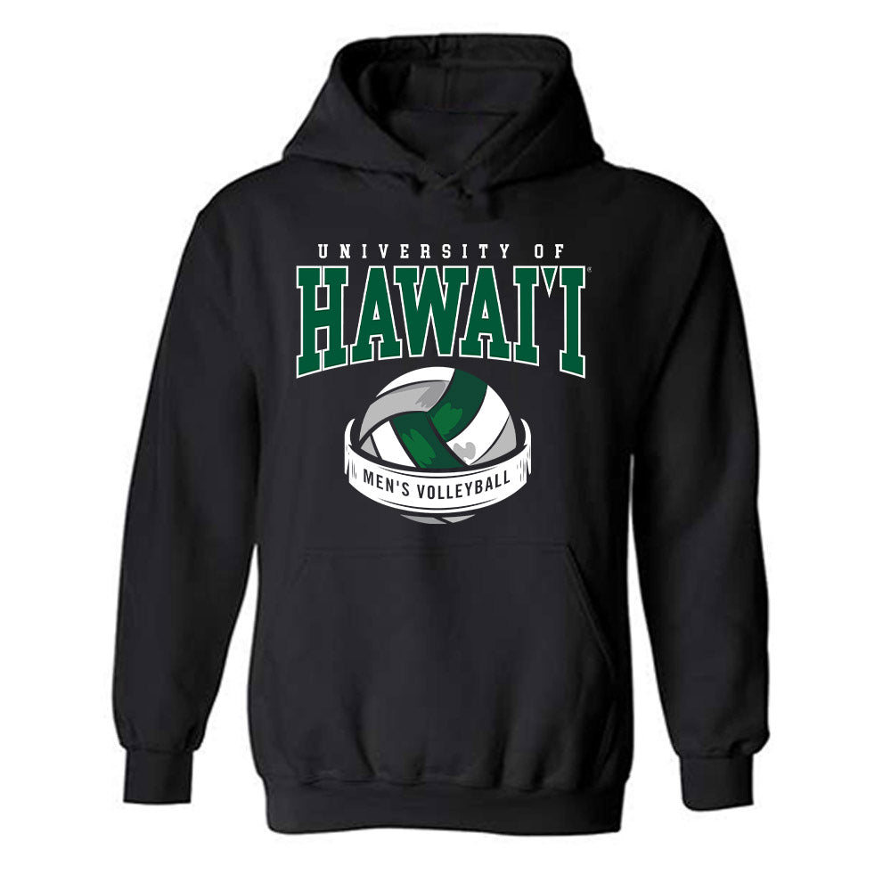 Hawaii - NCAA Men's Volleyball : Kai Taylor - Sports Shersey Hooded Sweatshirt-0