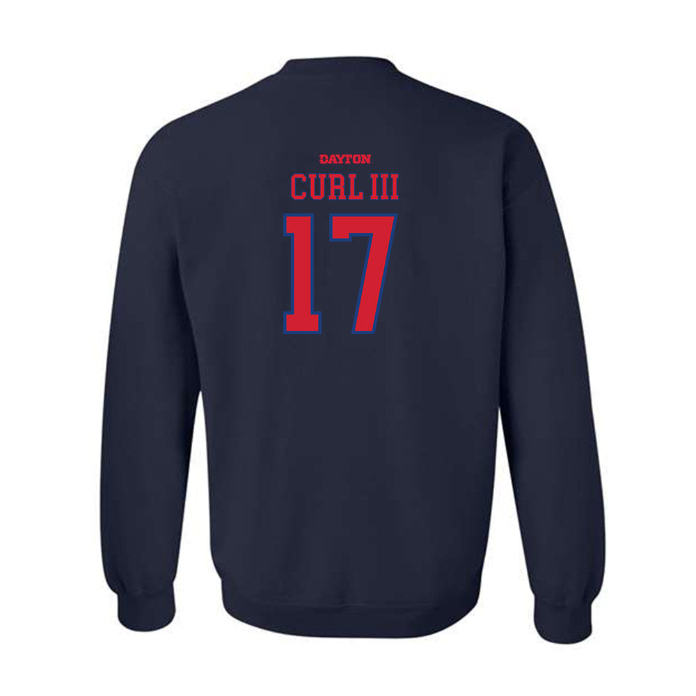 Dayton - NCAA Football : David Curl III - Generic Shersey Crewneck Sweatshirt-1