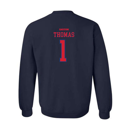 Dayton - NCAA Men's Basketball : Malcolm Thomas - Generic Shersey Crewneck Sweatshirt-1