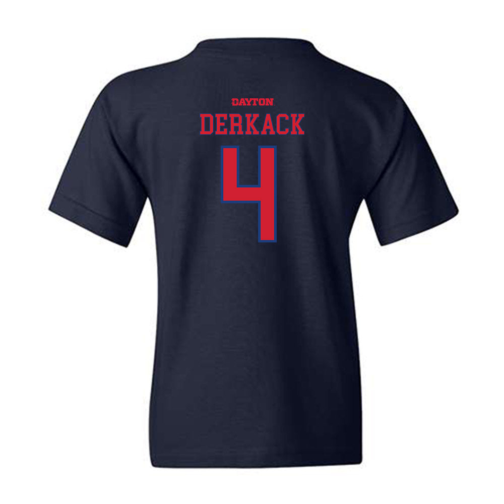 Dayton - NCAA Men's Basketball : Jordan Derkack - Generic Shersey Youth T-Shirt-1