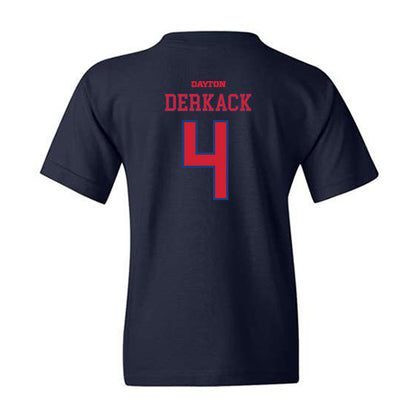 Dayton - NCAA Men's Basketball : Jordan Derkack - Generic Shersey Youth T-Shirt-1