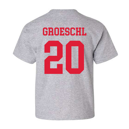Dayton - NCAA Baseball : Ben Groeschl - Classic Shersey Youth T-Shirt-1
