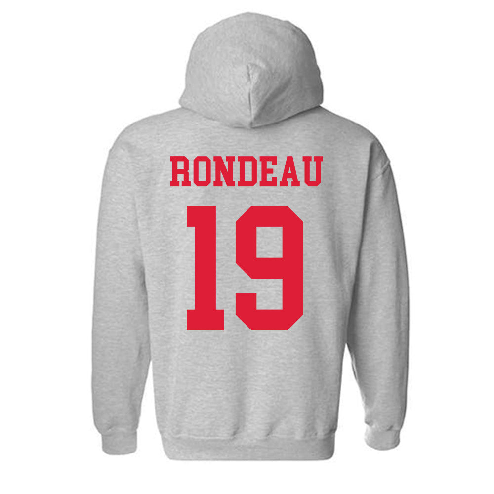 Dayton - NCAA Baseball : Lukasz Rondeau - Classic Shersey Hooded Sweatshirt-1