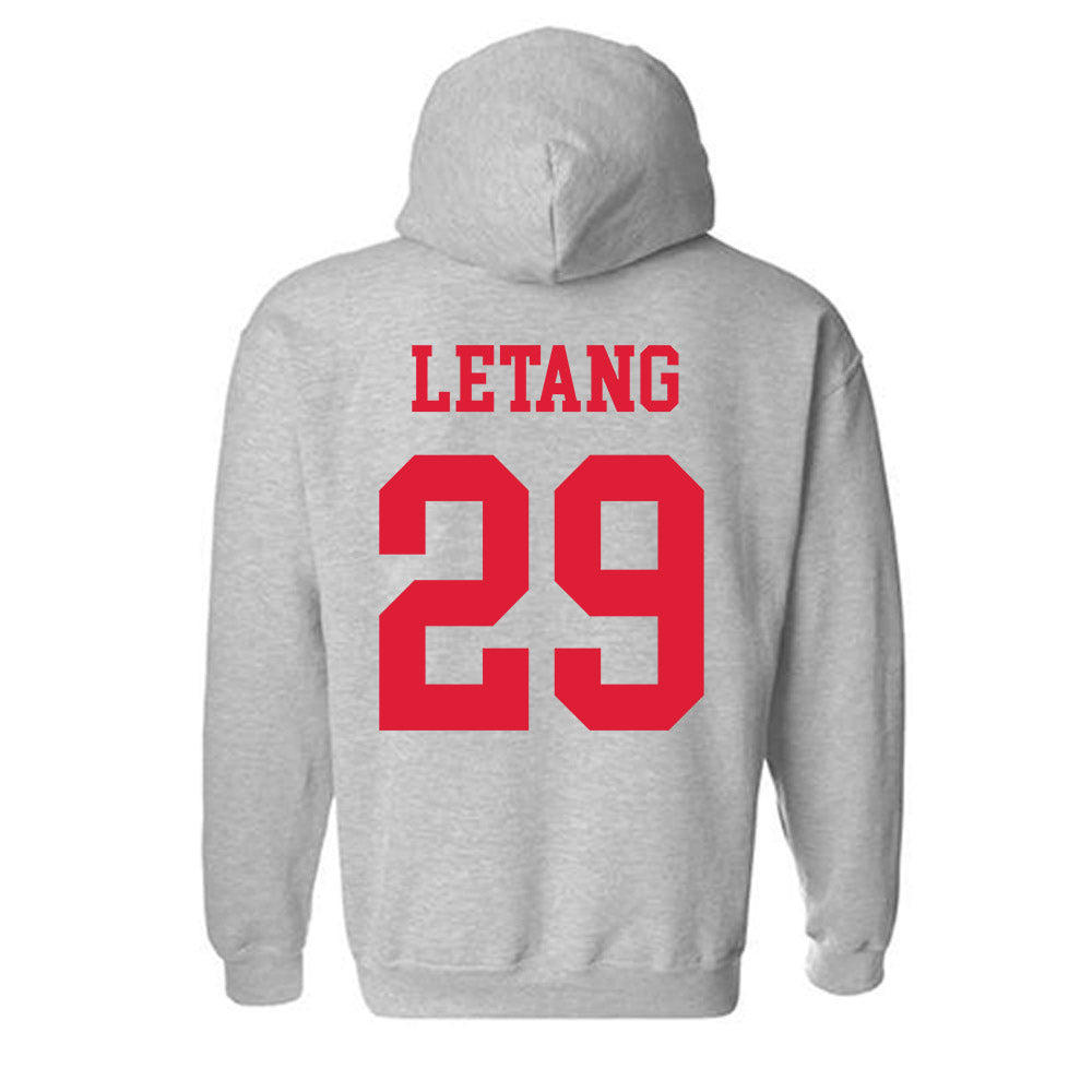 Dayton - NCAA Men's Basketball : Amael LEtang - Classic Shersey Hooded Sweatshirt-1