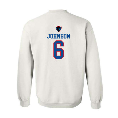 DePaul - NCAA Men's Basketball : Jonas Johnson - Classic Shersey Crewneck Sweatshirt-1