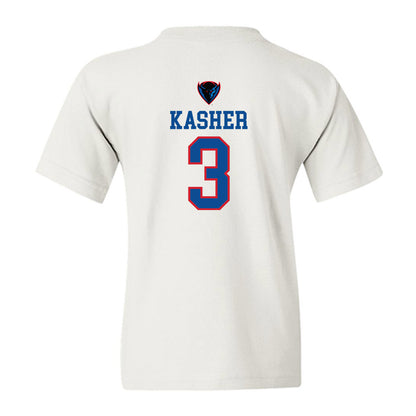 DePaul - NCAA Men's Basketball : Nate Kasher - Classic Shersey Youth T-Shirt-1