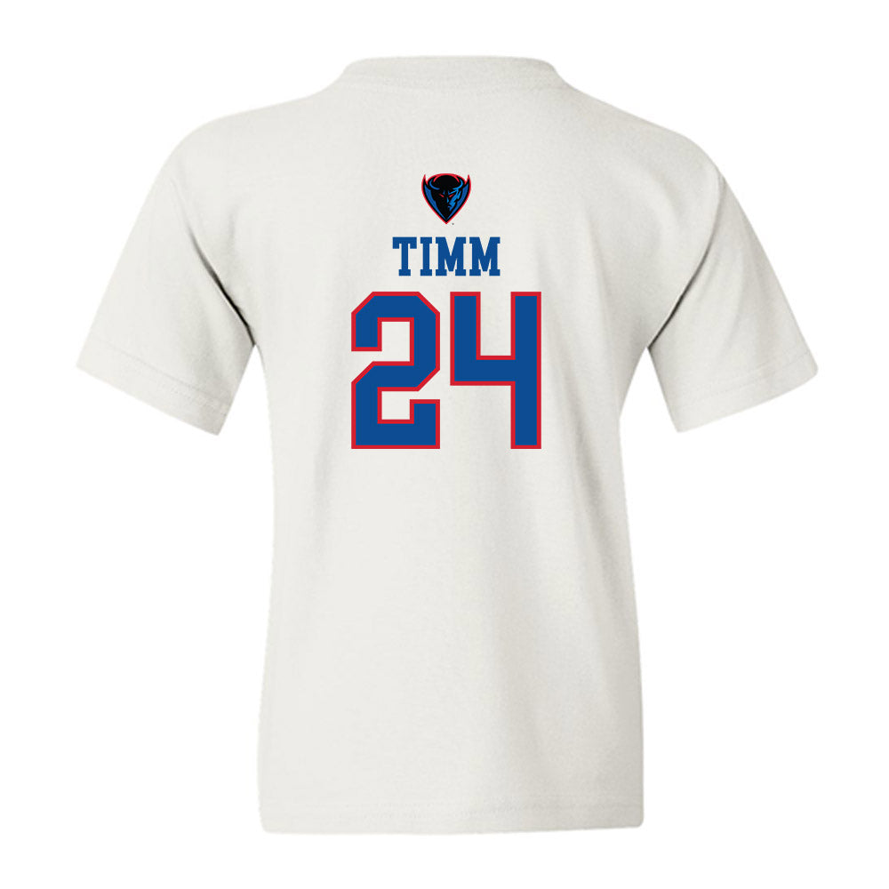 DePaul - NCAA Women's Basketball : Ally Timm - Classic Shersey Youth T-Shirt-1