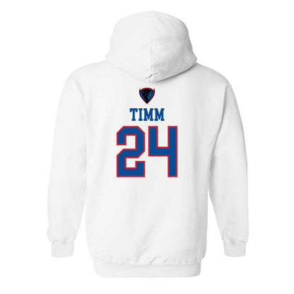 DePaul - NCAA Women's Basketball : Ally Timm - Classic Shersey Hooded Sweatshirt-1