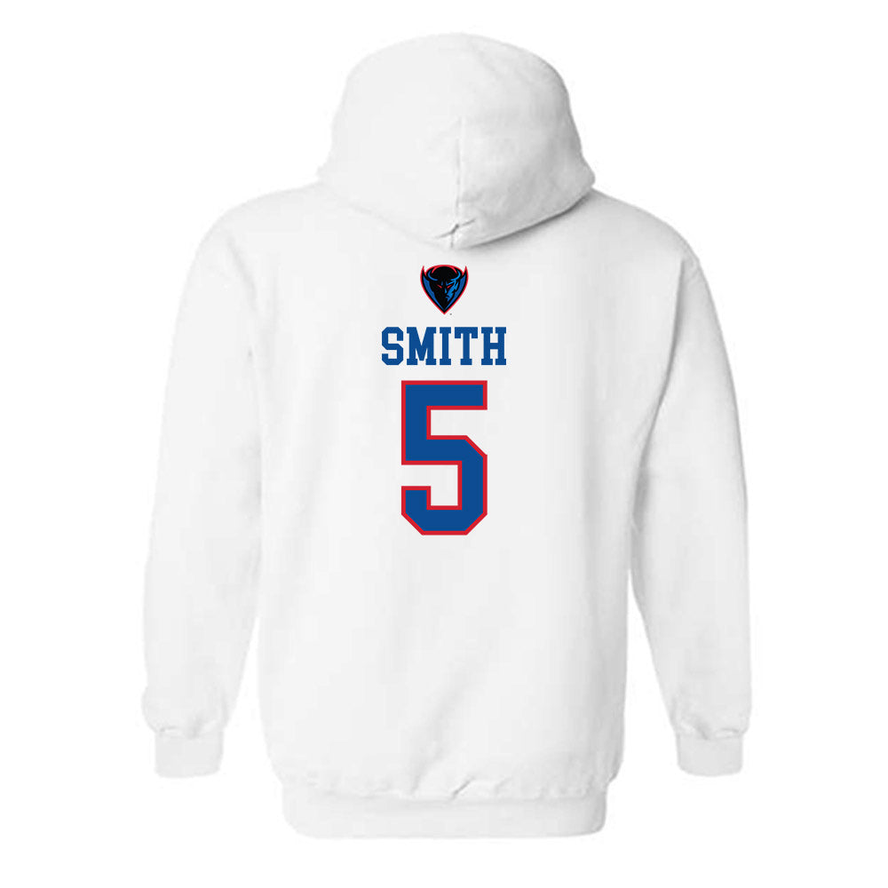 DePaul - NCAA Men's Basketball : RJ Smith - Classic Shersey Hooded Sweatshirt-1