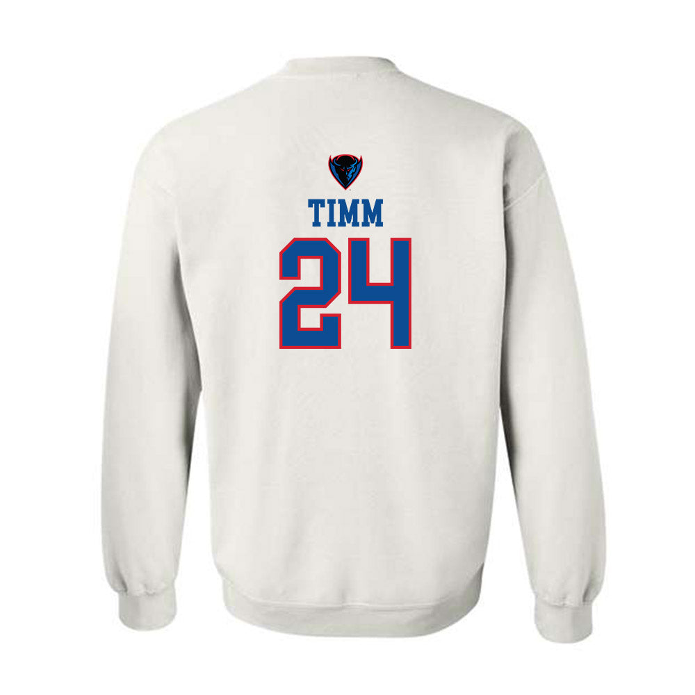 DePaul - NCAA Women's Basketball : Ally Timm - Classic Shersey Crewneck Sweatshirt-1