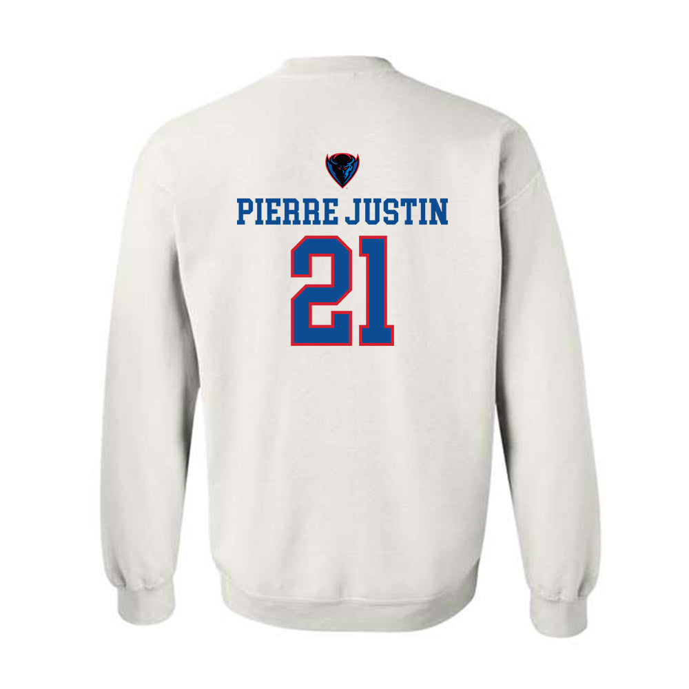 DePaul - NCAA Men's Basketball : Theo Pierre Justin - Classic Shersey Crewneck Sweatshirt-1