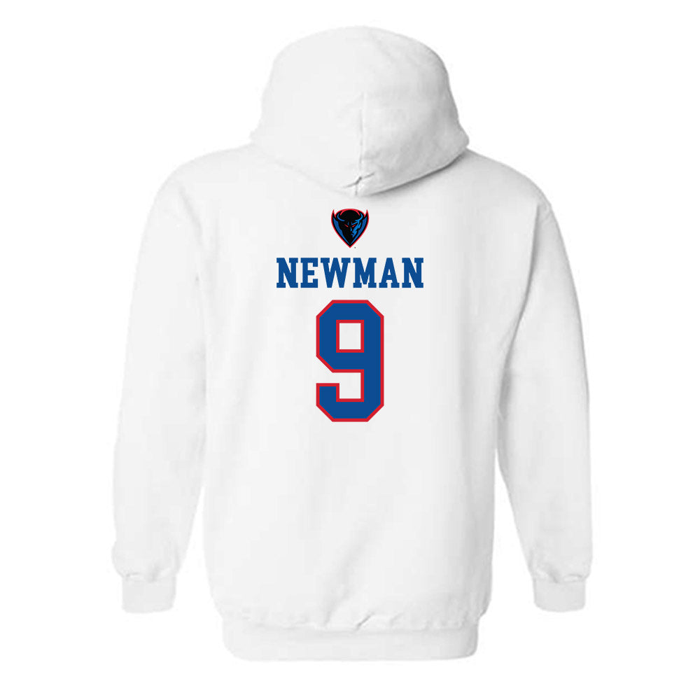 DePaul - NCAA Women's Basketball : Meg Newman - Classic Shersey Hooded Sweatshirt-1