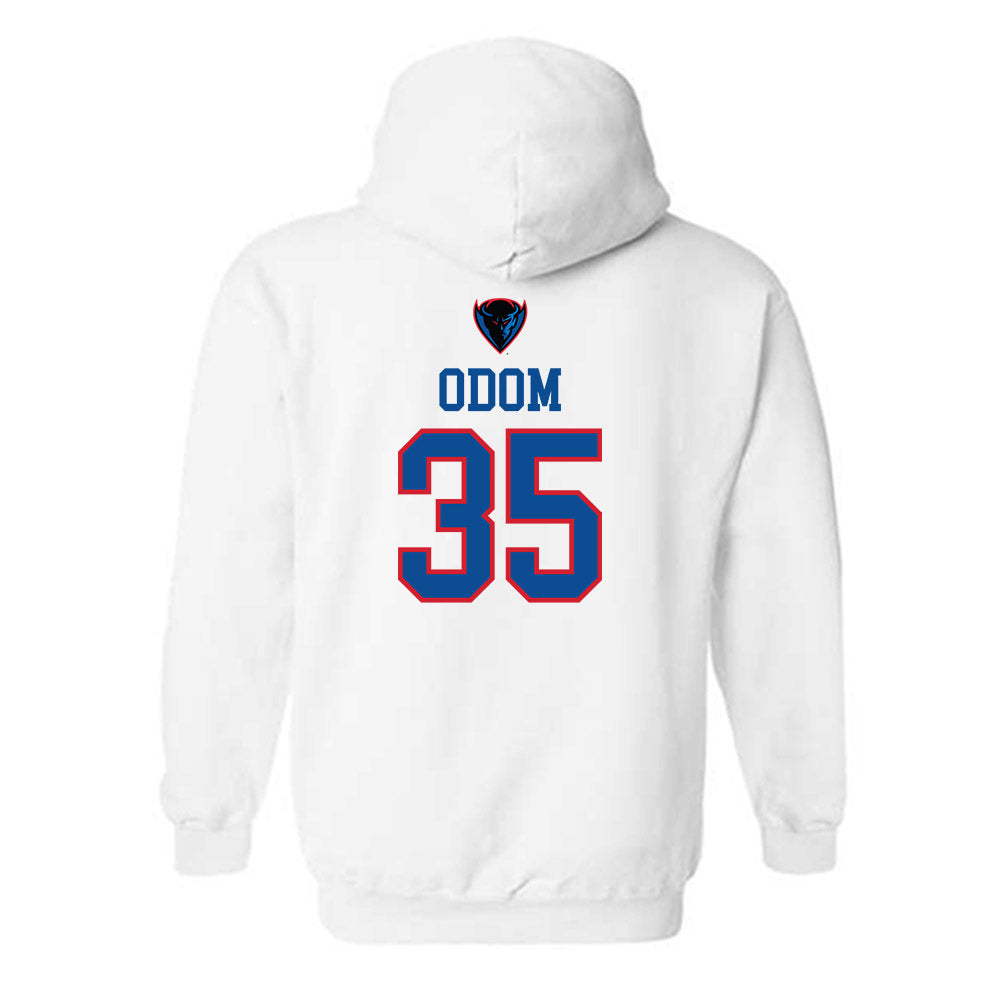 DePaul - NCAA Women's Basketball : Justis Odom - Classic Shersey Hooded Sweatshirt-1