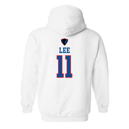 DePaul - NCAA Women's Basketball : Sumer Lee - Classic Shersey Hooded Sweatshirt-1
