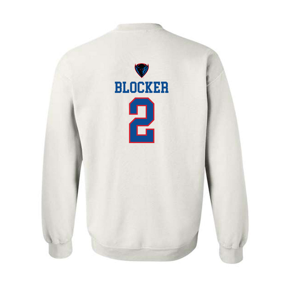 DePaul - NCAA Men's Basketball : Layden Blocker - Classic Shersey Crewneck Sweatshirt-1