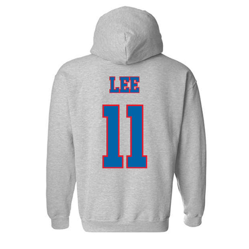 DePaul - NCAA Women's Basketball : Sumer Lee - Classic Shersey Hooded Sweatshirt-1
