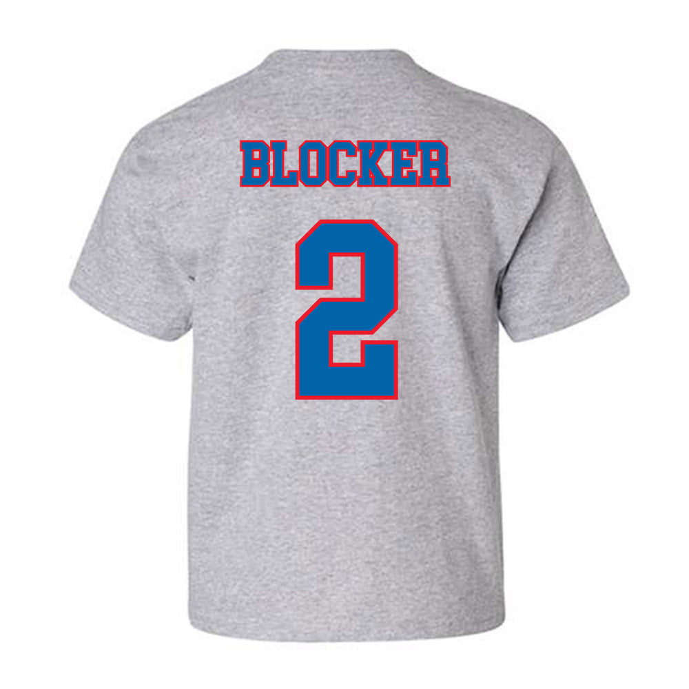 DePaul - NCAA Men's Basketball : Layden Blocker - Classic Shersey Youth T-Shirt-1
