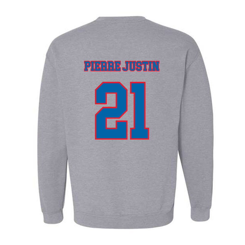 DePaul - NCAA Men's Basketball : Theo Pierre Justin - Classic Shersey Crewneck Sweatshirt-1
