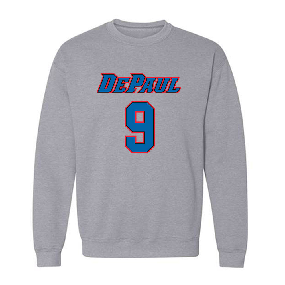 DePaul - NCAA Women's Basketball : Meg Newman - Classic Shersey Crewneck Sweatshirt-0