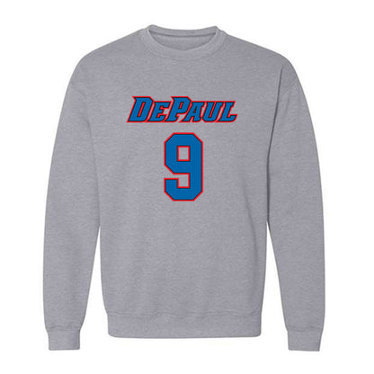 DePaul - NCAA Women's Basketball : Meg Newman - Classic Shersey Crewneck Sweatshirt-0