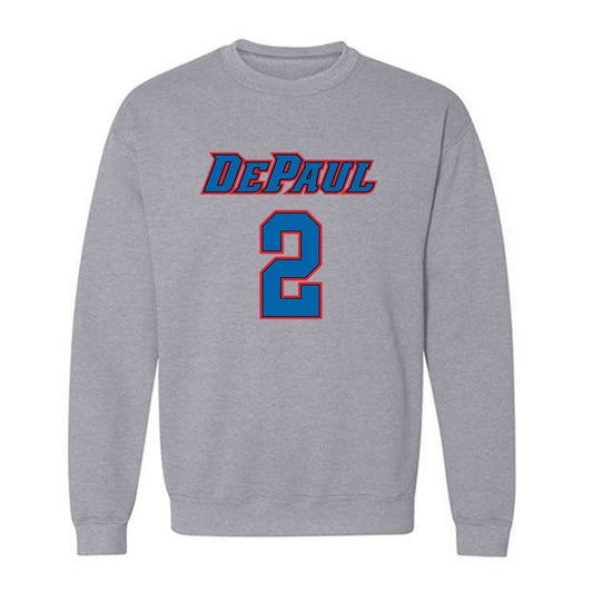 DePaul - NCAA Men's Basketball : Layden Blocker - Classic Shersey Crewneck Sweatshirt-0