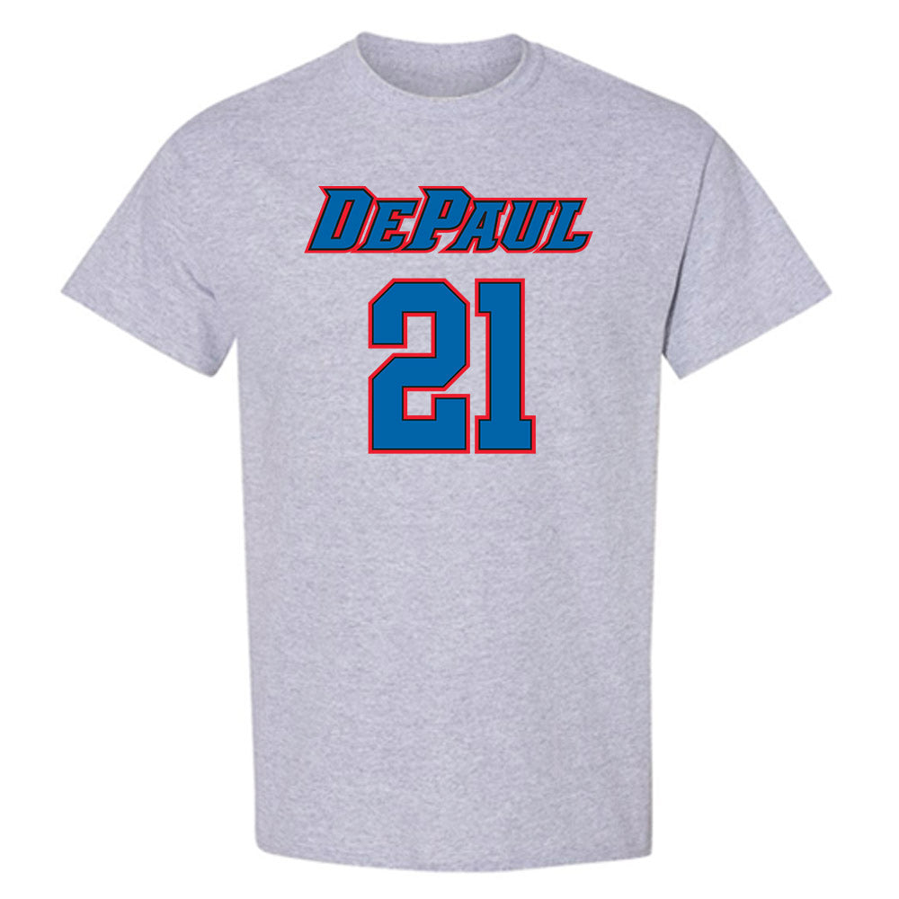 DePaul - NCAA Men's Basketball : Theo Pierre Justin - Classic Shersey T-Shirt-0