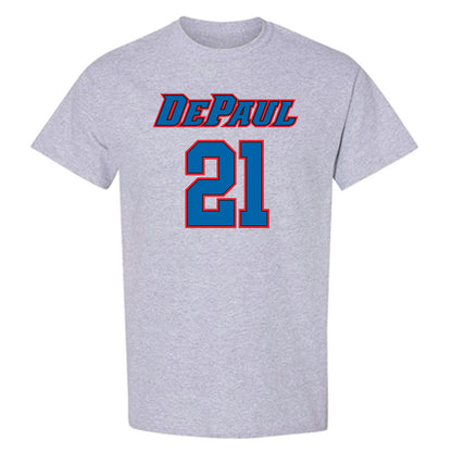 DePaul - NCAA Men's Basketball : Theo Pierre Justin - Classic Shersey T-Shirt-0