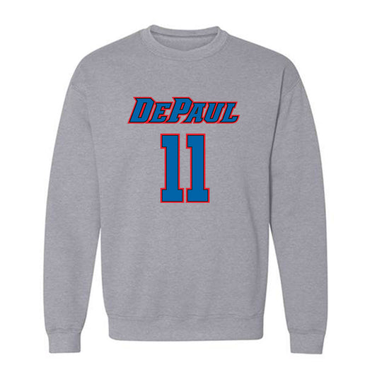 DePaul - NCAA Women's Basketball : Sumer Lee - Classic Shersey Crewneck Sweatshirt-0
