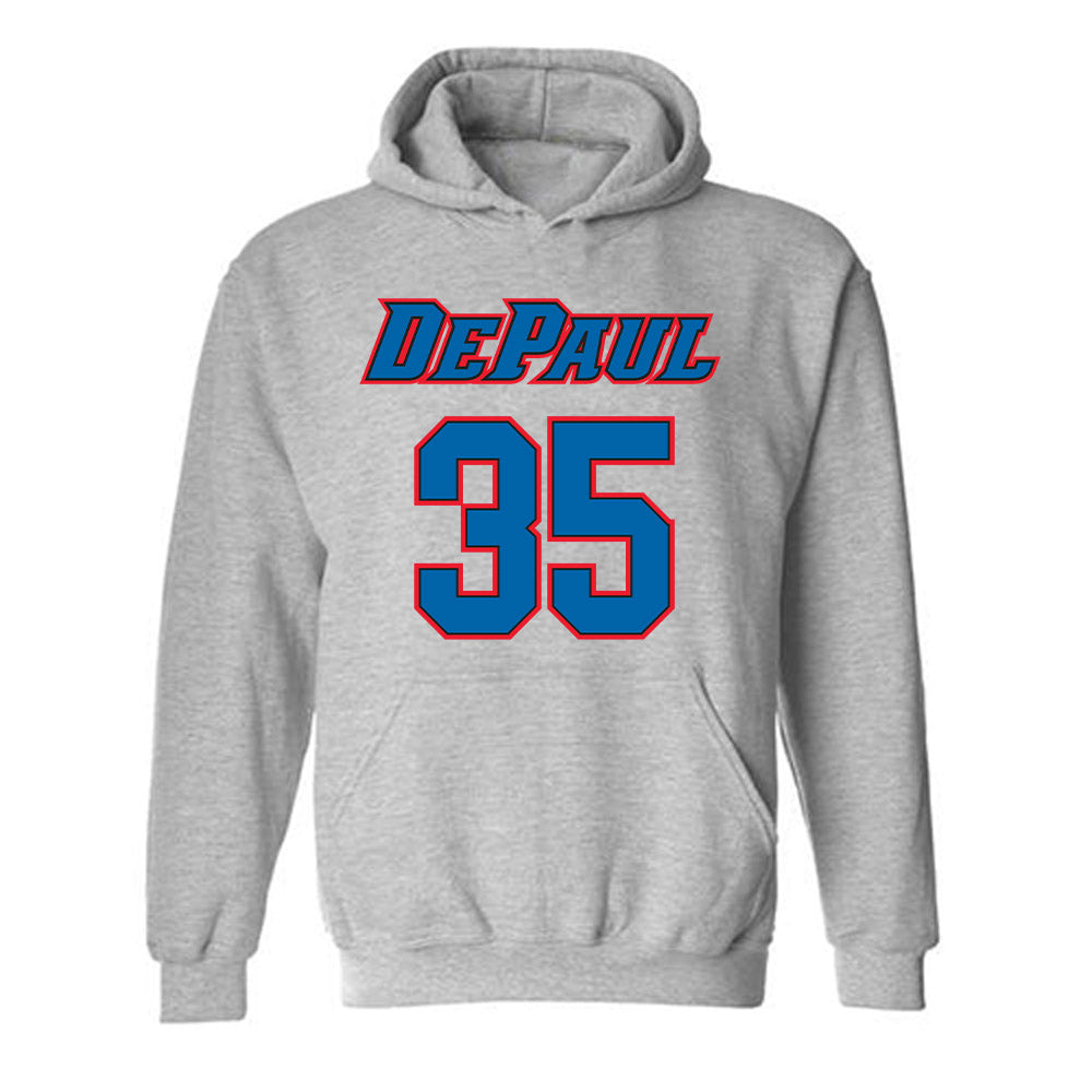 DePaul - NCAA Women's Basketball : Justis Odom - Classic Shersey Hooded Sweatshirt-0