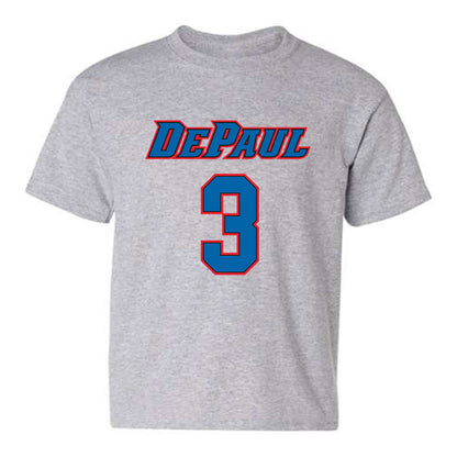 DePaul - NCAA Men's Basketball : Nate Kasher - Classic Shersey Youth T-Shirt